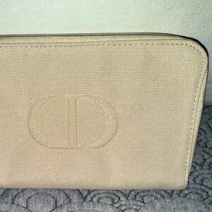 Christian Dior Cosmetic Pouch Cream